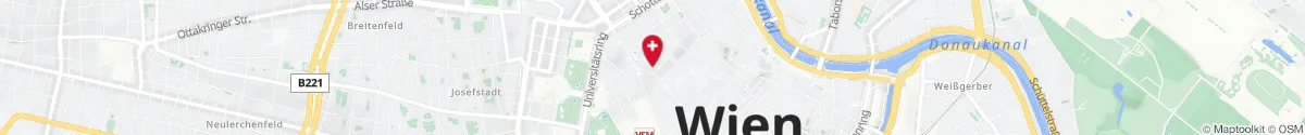 Map representation of the location for Apotheke "Zu unserer lieben Frau bei den Schotten" in 1010 Wien